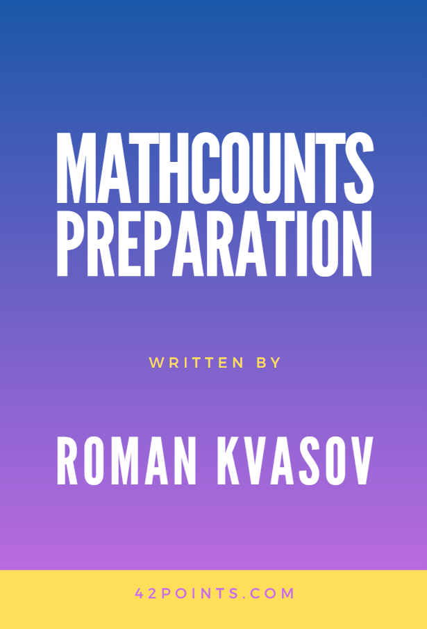 MATHCOUNT Preparation Book